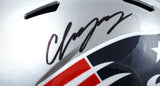 Christian Gonzalez Signed Patriots F/S Speed Helmet - Beckett W Hologram *Black