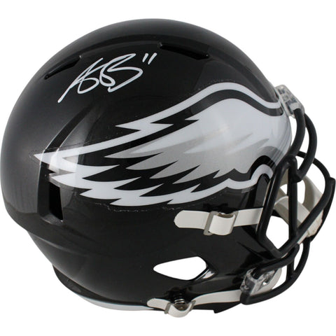 AJ Brown Autographed Philadelphia Eagles F/S 22 Alt Helmet Beckett 49056