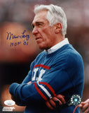 Marv Levy HOF Signed/Inscribed "HOF 01" 8x10 Photo Buffalo Bills JSA 190054