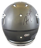 Eagles QBs (5) McNabb, Jaworski, +3 Signed Flash F/S Speed Proline Helmet BAS