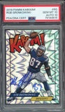 2018 Panini KABOOM! #RG Rob Gronkowski Patriots On Card PSA 10/10 Auto GEM MINT