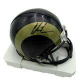 Chris Long Signed/Autographed Rams Mini Football Helmet JSA 157566