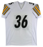 Jerome Bettis Authentic Signed White Pro Style Jersey Autographed BAS Witnessed