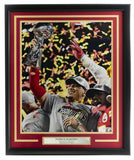 Patrick Mahomes Framed 16x20 Chiefs Super Bowl 54 Trophy Photo