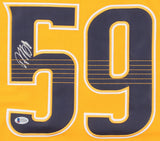 Roman Josi Signed Nashville Predators Captain's Adidas Jersey (Beckett COA)