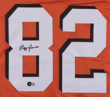 Ozzie Newsome Signed Cleveland Browns Jersey (Beckett Hologram) 3xPro Bowl TE