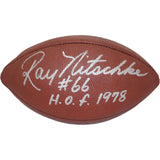 Ray Nitschke Autographed Green Bay Packers Football HOF JSA 46462