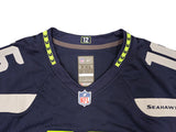 SEAHAWKS TYLER LOCKETT AUTOGRAPHED BLUE NIKE ON FIELD JERSEY SIZE XXL MCS 222047