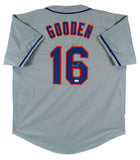 Mets Doc Gooden Authentic Signed Grey Pro Style Jersey Autographed JSA Witness