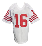 Joe Montana Signed Custom White Pro-Style Football Jersey JSA