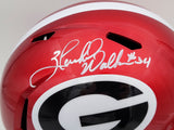 HERSCHEL WALKER AUTOGRAPHED GEORGIA FLASH FULL SIZE SPEED HELMET BECKETT 202153