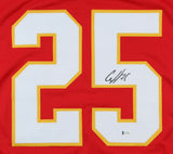 Clyde Edwards-Helaire Signed Kansas City Chiefs Jersey (Beckett COA) #1 Pk LSU