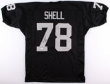 Art Shell Signed Raiders Jersey Inscribed "HOF 89" (JSA COA) 8xPro Bowl Tackle