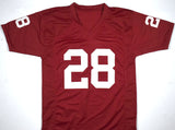 Adrian Peterson Autographed Maroon College Style Jersey-Beckett W Hologram*Black