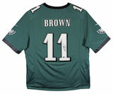 Eagles A.J. Brown Authentic Signed Green Nike Jersey w/ Sewn #'s BAS Witnessed