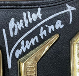 Valentina Shevchenko Signed FS Replica MMA Championship Belt Bullet Insc JSA