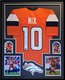 FRAMED DENVER BRONCOS BO NIX AUTOGRAPHED SIGNED JERSEY BECKETT HOLOGRAM