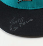 Mike Redmond, Tim Raines & Derrek Lee Signed Florida Marlins Fitted Hat/ JSA COA