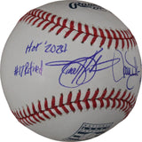 Todd Helton Larry Walker Autographed Colorado Rockies OML Baseball Beckett 47623