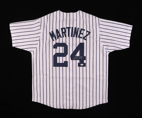 Tino Martinez Signed New York Yankees Jersey (PSA COA) 4xWorld Series Champion