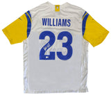 Kyren Williams Autographed Nike Los Angeles Rams White Game Jersey Beckett