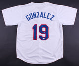 Juan Gonzalez Signed Texas Rangers Jersey (JSA) 2xAL MVP (1996, 1998)