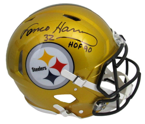 Franco Harris Signed/Ins Steelers Full Size Flash Authentic Helmet Beckett165184