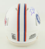 Tim Tebow Signed Florida Gators Ridell Mini Helmet (Tebow Holo) 2xBCS Champion