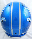 TJ Hockenson Autographed Detroit Lions F/S Flash Speed Helmet- Beckett W Holo