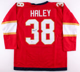 Micheal Haley Signed Florida Panthers Jersey (Beckett COA) Career 2007-present