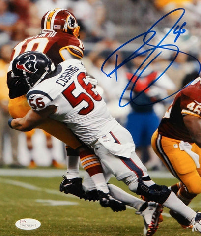 Brian Cushing Autographed 8x10 Tackling Griffin Photo- JSA W Authenticated