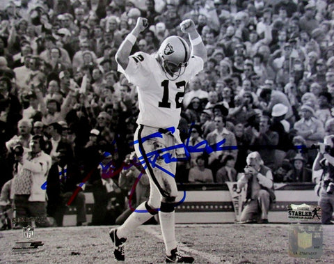 Ken Stabler Autographed/Signed Oakland Raiders 8x10 NFL Photo "Super Bowl XI"