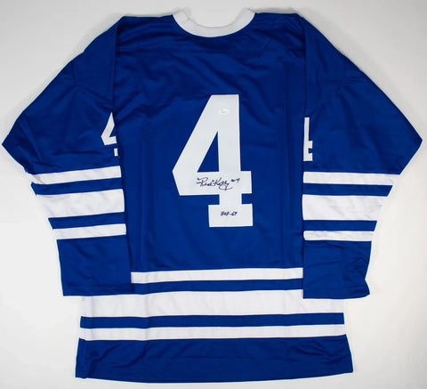 Red Kelly Signed Toronto Maple Leafs Jersey HOF 69 (JSA COA) 8xStanley Cup Champ