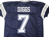 DALLAS COWBOYS TREVON DIGGS AUTOGRAPHED SIGNED BLUE JERSEY PSA/DNA STOCK #233669