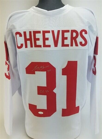 Gerry Cheevers Signed Team Canada Hockey Jersey (JSA COA) 1976 Canada Cup Series