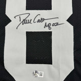 Autographed/Signed Dave Casper HOF 02 Oakland Las Vegas Black Jersey BAS COA