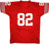 SAN FRANCISCO 49ERS JOHN TAYLOR AUTOGRAPHED RED JERSEY BECKETT WITNESS 232607