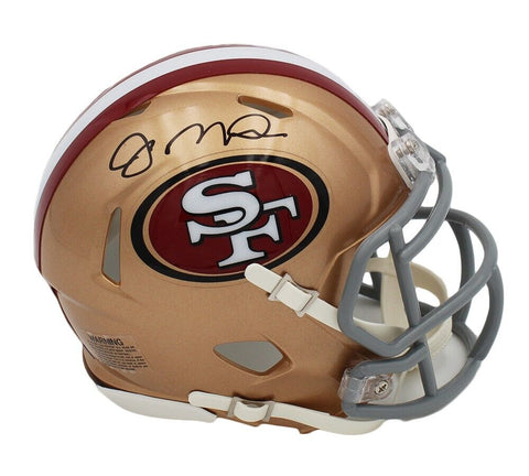 Joe Montana Signed San Francisco 49ers Speed NFL Mini Helmet