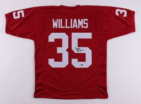 Aeneas Williams Signed Arizona Cardinals Jersey Inscribed HOF 14 (Schwartz COA)