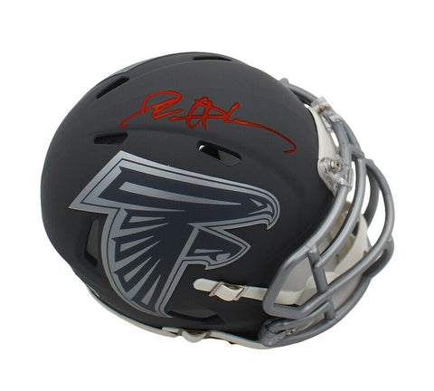 Deion Sanders Signed Atlanta Falcons Speed Slate NFL Mini Helmet