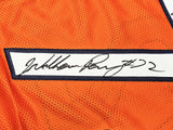 BEARS WILLIAM PERRY AUTOGRAPHED ORANGE JERSEY THE FRIDGE BECKETT WITNESS 220901