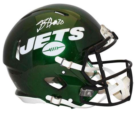 BREECE HALL AUTOGRAPHED NEW YORK JETS FULL SIZE AUTHENTIC SPEED HELMET FANATICS