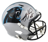 Panthers Julius Peppers Signed Full Size Speed Rep Helmet W/ Case BAS Witnessed