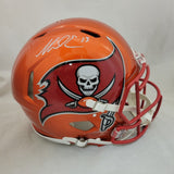 MIKE EVANS SIGNED TAMPA BAY BUCCANEERS F/S FLASH SPEED AUTHENTIC HELMET BECKETT