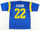 Blake Corum Signed Los Angeles Rams Jersey (Beckett) 3rd Round Pick / Michigan