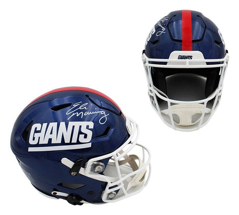 Eli Manning Signed New York Giants Speed Flex Authentic Color Rush NFL Helmet