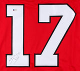 Lance Bouma Signed Chicago Blackhawks Jersey (Beckett COA) Center