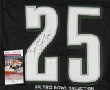 LeSean McCoy Signed Career Highlight Stat Philadelphia Eagles Jersey (JSA COA)