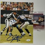 Autographed/Signed ANDRE JOHNSON Houston Texans 8x10 Football Photo JSA COA Auto