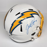 Justin Herbert Autographed Signed Los Angeles Chargers FS Replica Helmet Beckett